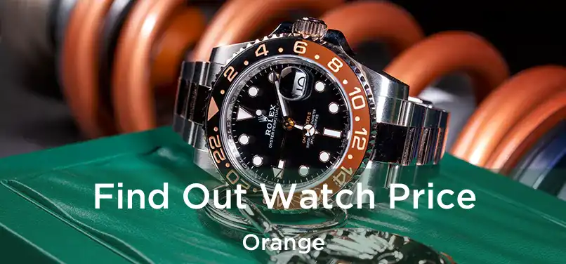 Find Out Watch Price Orange